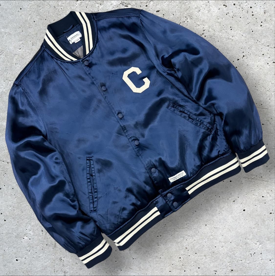 [XL] 16s 커버낫 폴리 스타디움 블루종 집업 자켓 C232 상품이미지2