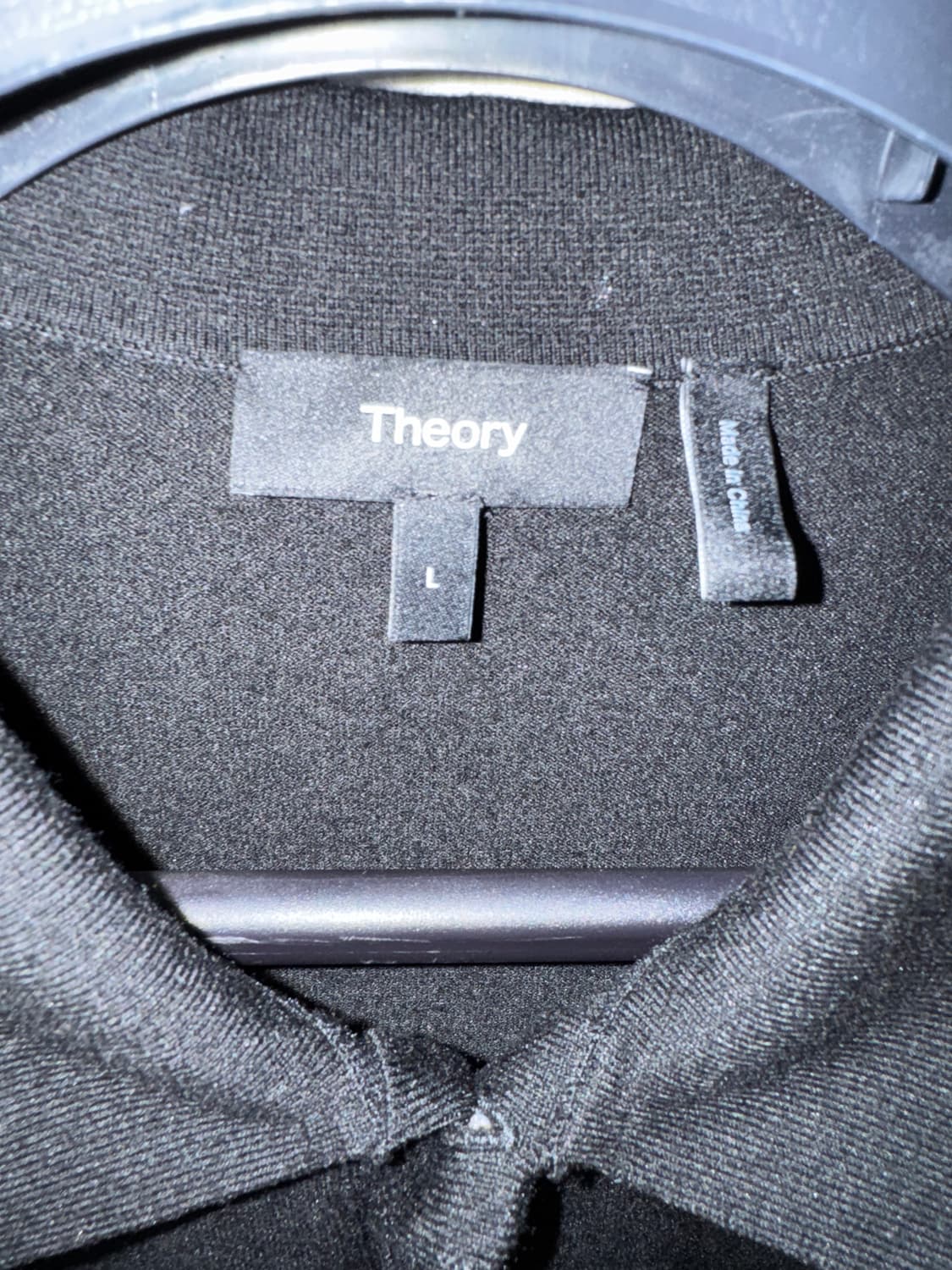 띠어리 고리스 반팔 니트 검정 L 사이즈 상품이미지2