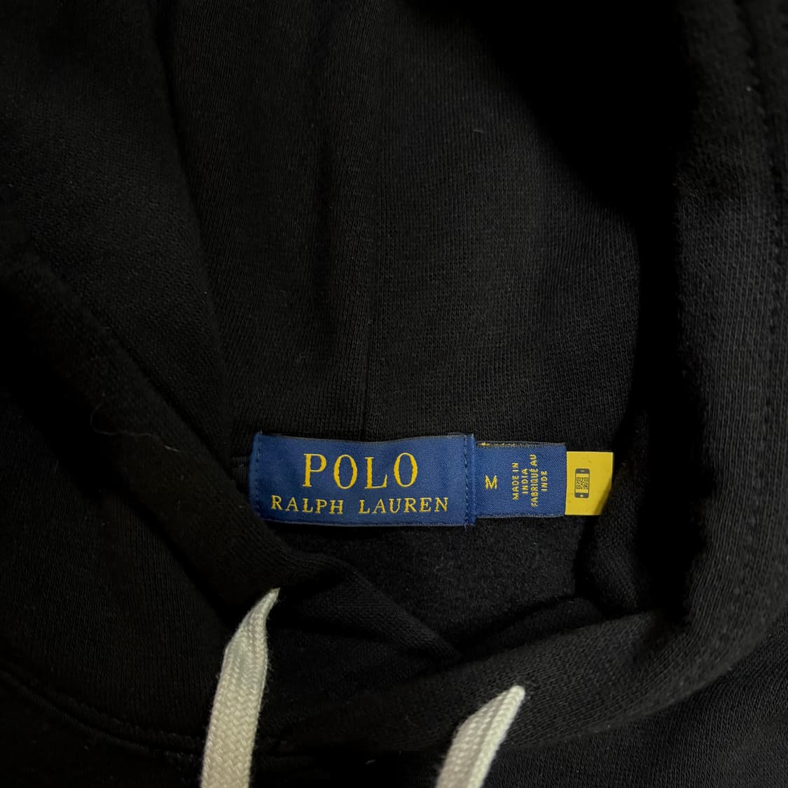 폴로 레드 스몰 로고 블랙 후드 M 상품이미지5