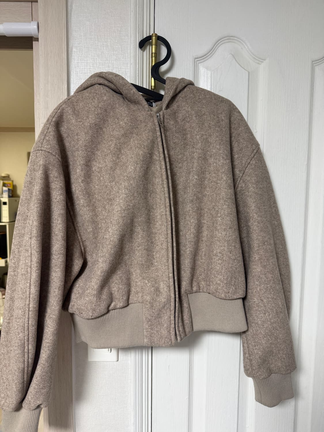 자라 소프트 크롭 봄버 자켓 상품이미지4