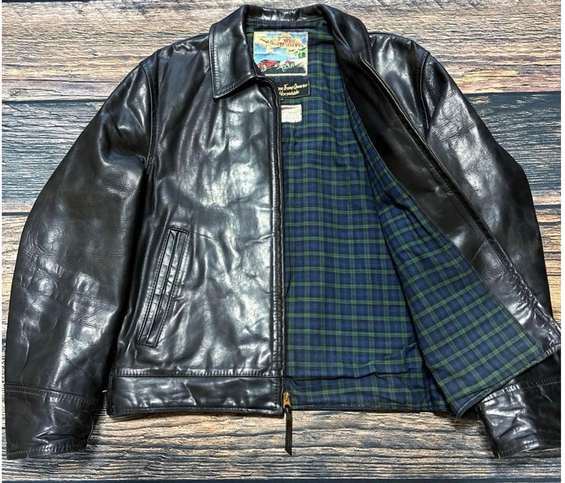 에어로 레더 하이웨이맨 40 사이즈 판매합니다. 상품이미지5