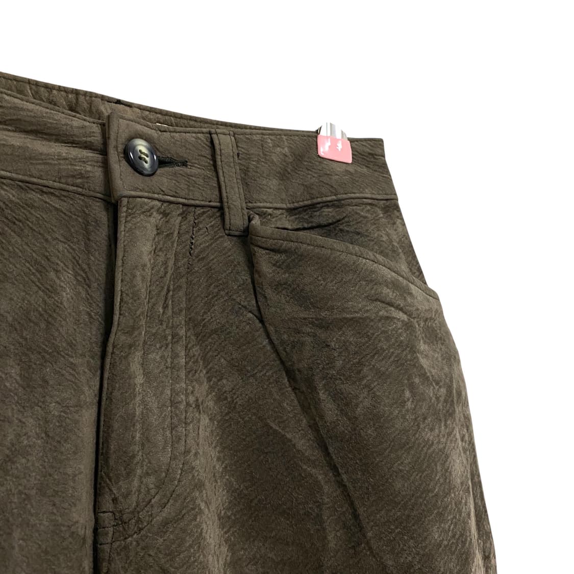 Brown stitch detail bootscut pants 상품이미지3