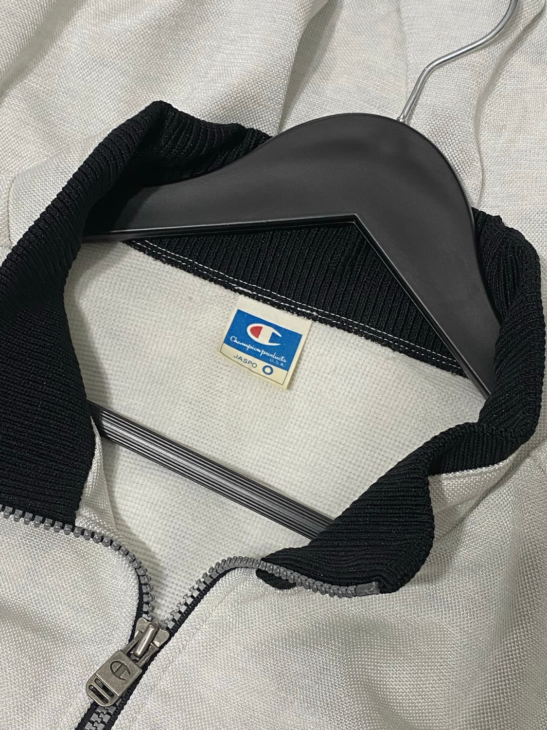 Champion 로고 레터링 디테일 배색 집업 상품이미지8