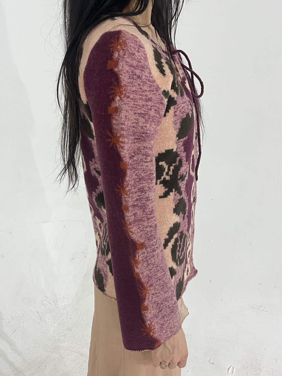 Tsumori chisato ethnic button knit top 상품이미지3