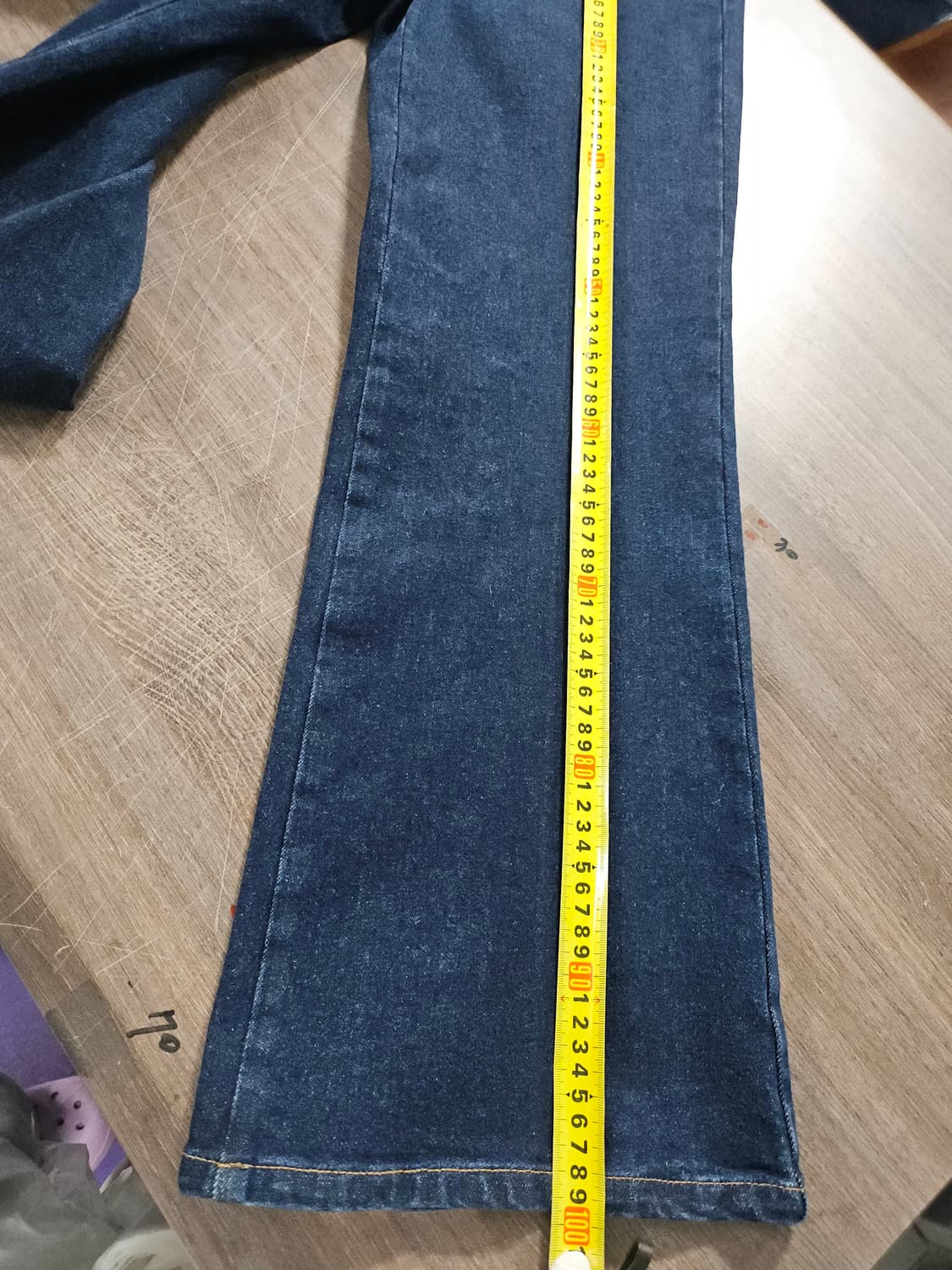 ZOOC  진청 데님 와이드 팬츠  55 상품이미지6