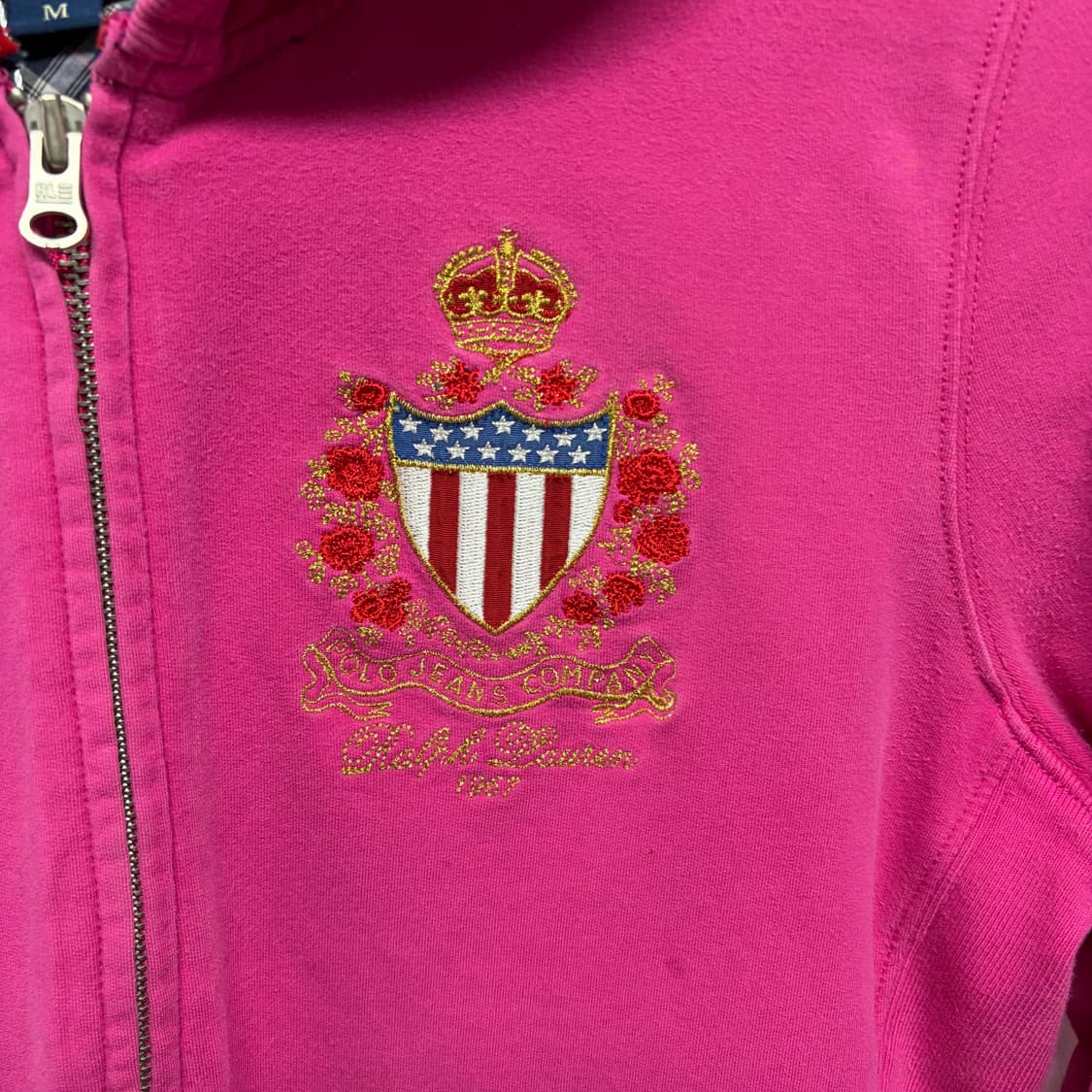 폴로 진스 패치 후드집업 상품이미지3