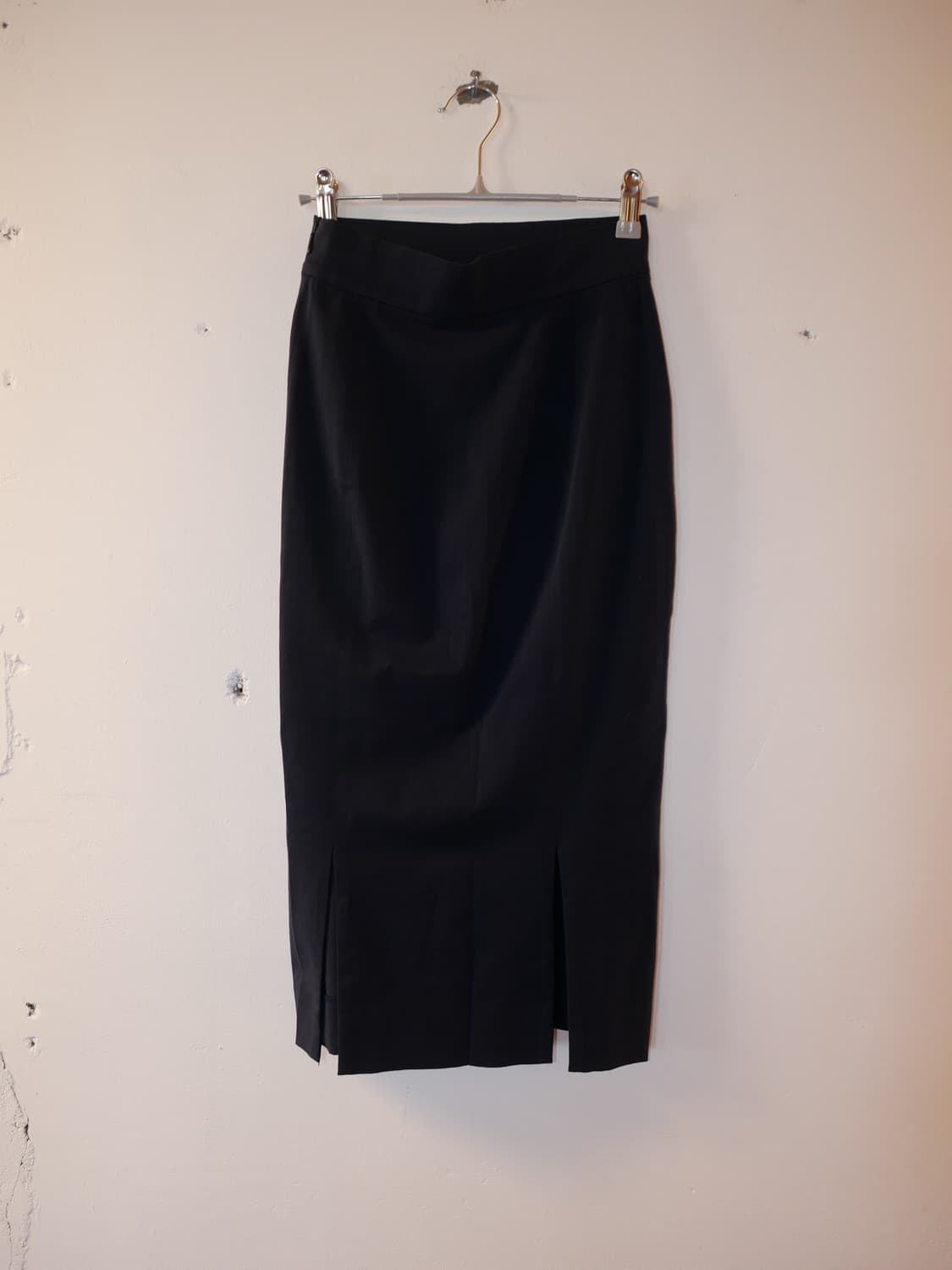 navy maxi slit skirt #prada 상품이미지3