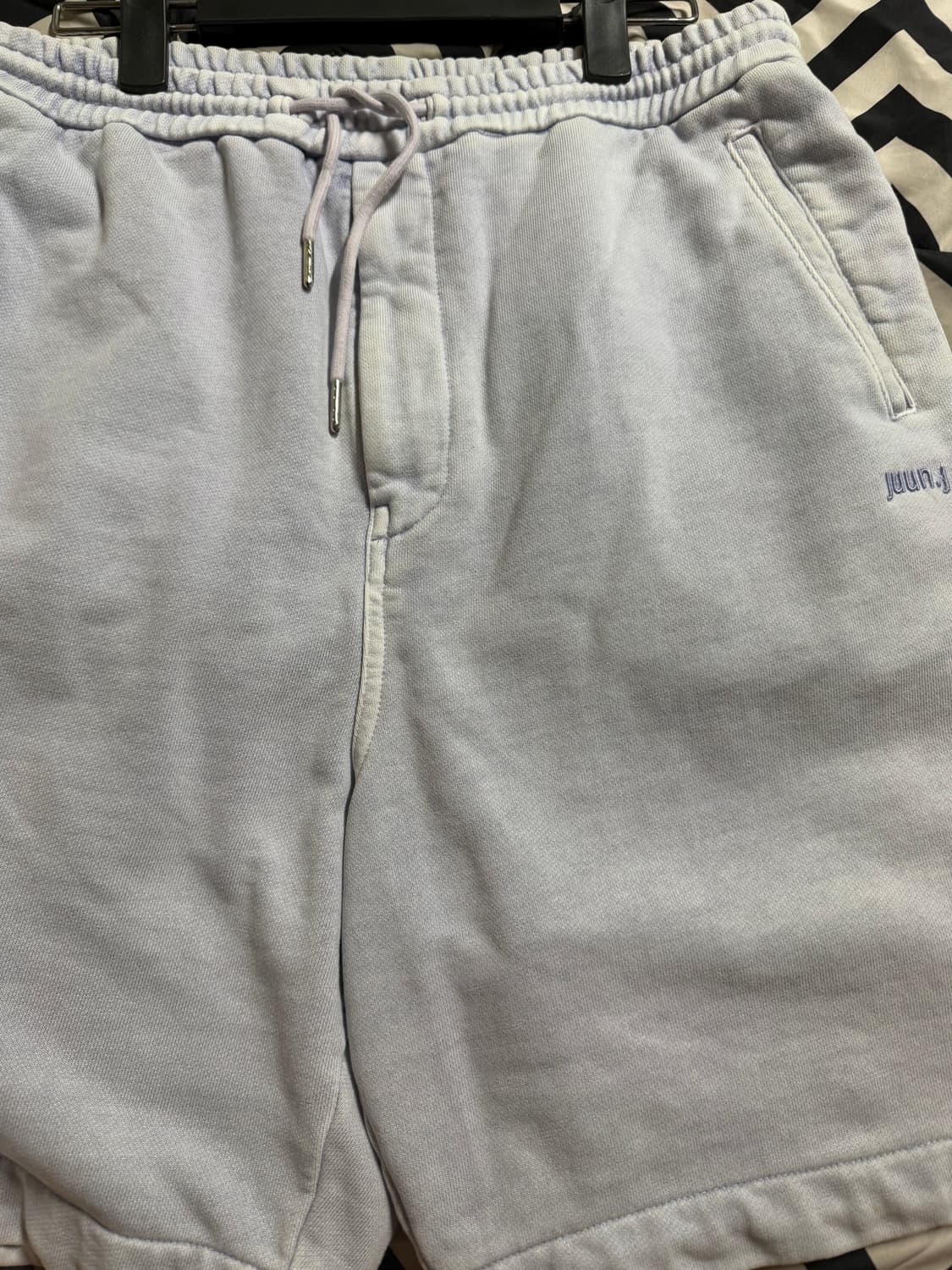 준지 라벤더 가먼트 다잉 쇼트 팬츠 반바지 48 상품이미지3