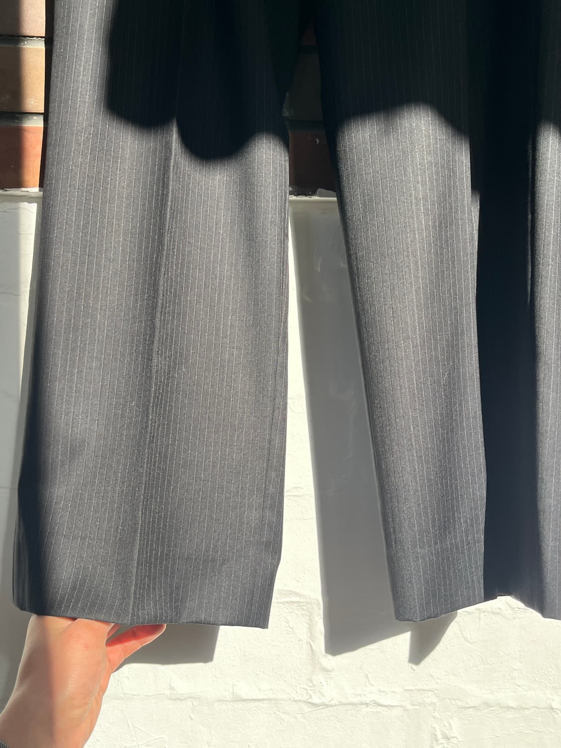 Ermenegildo Zegna 제냐 핀 스트라이프 트라우저 상품이미지3