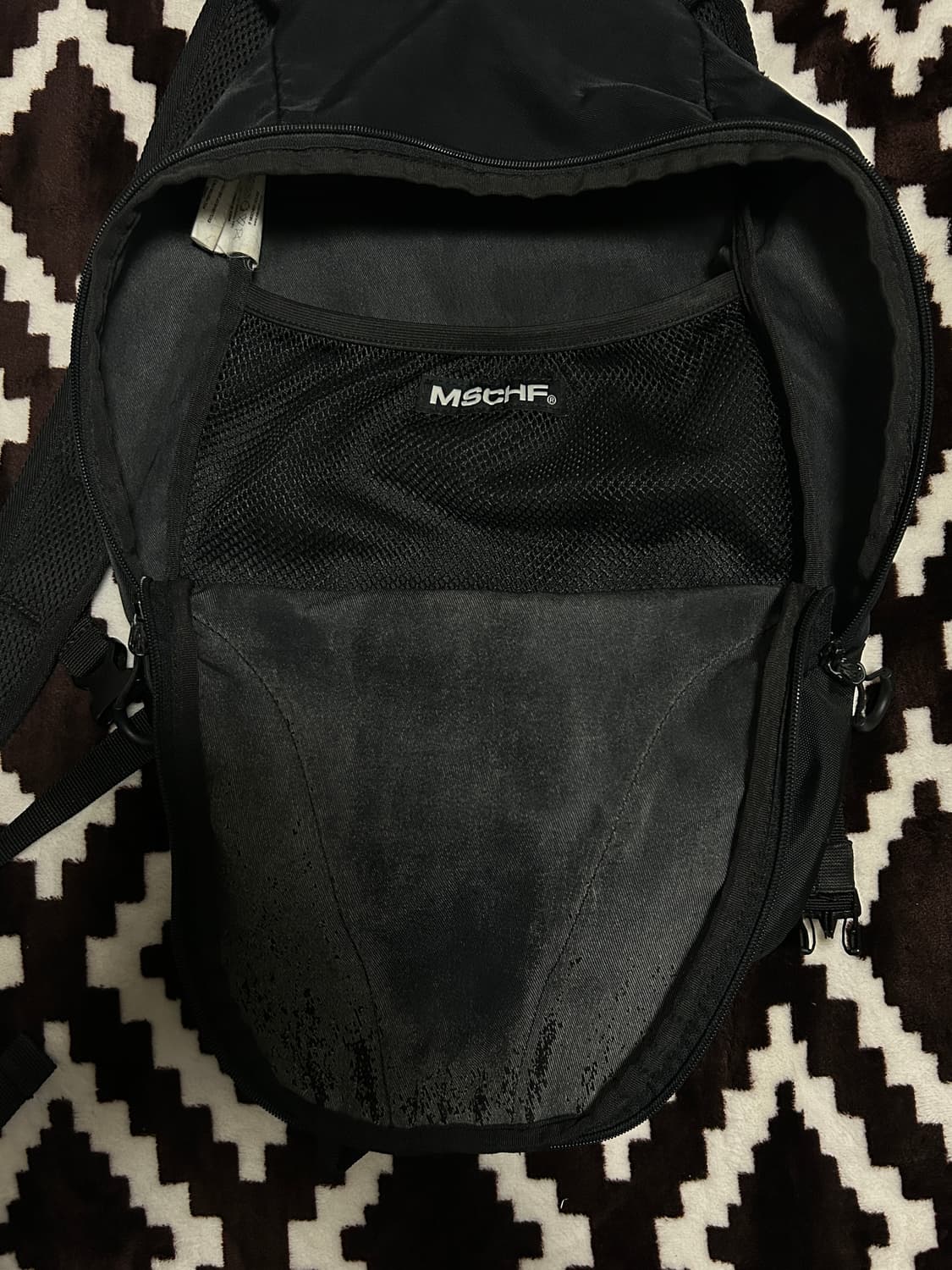 미스치프 롬버스 백팩 블랙 OS 상품이미지4