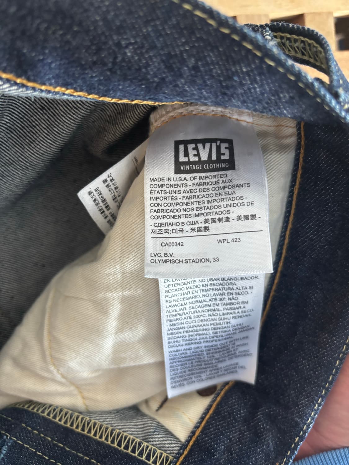 LVC 1955 501 리지드 32x32 상품이미지4