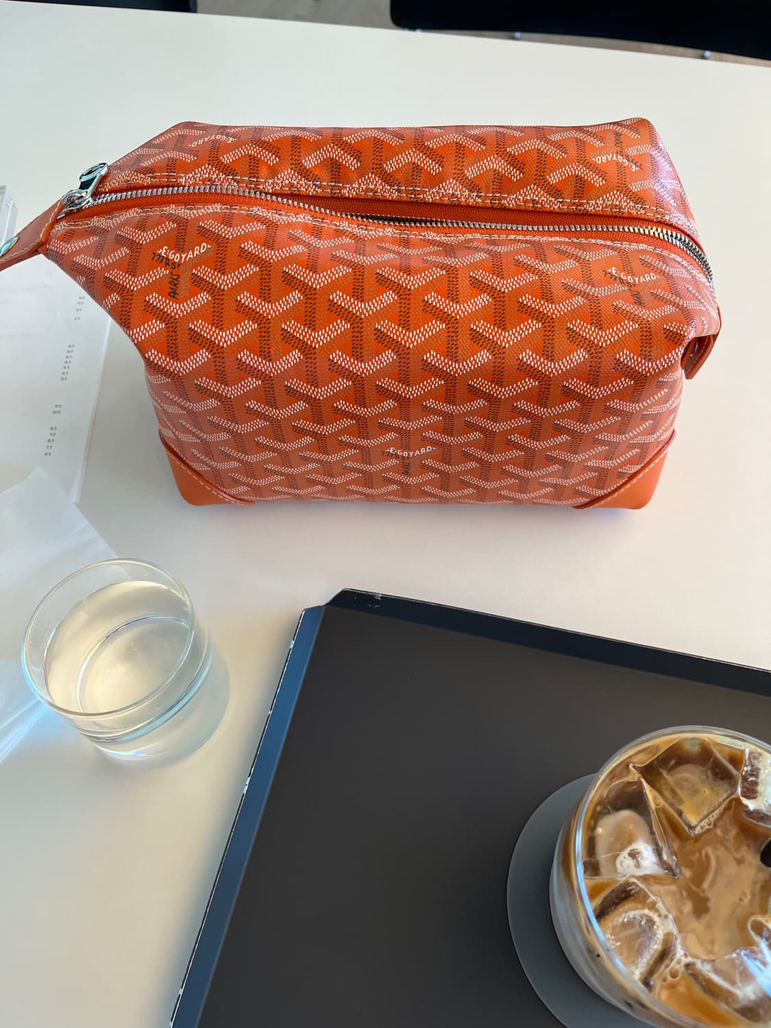 고야드 2025 오렌지 토일렛백 파우치 상품이미지4