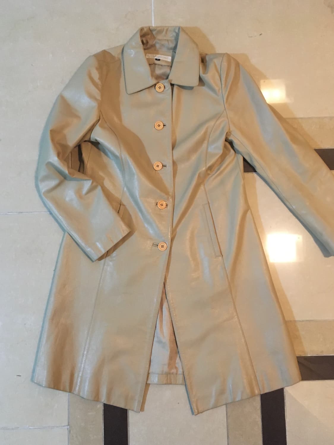 ALBO QUATTRO_ cowhide long jacket 상품이미지1