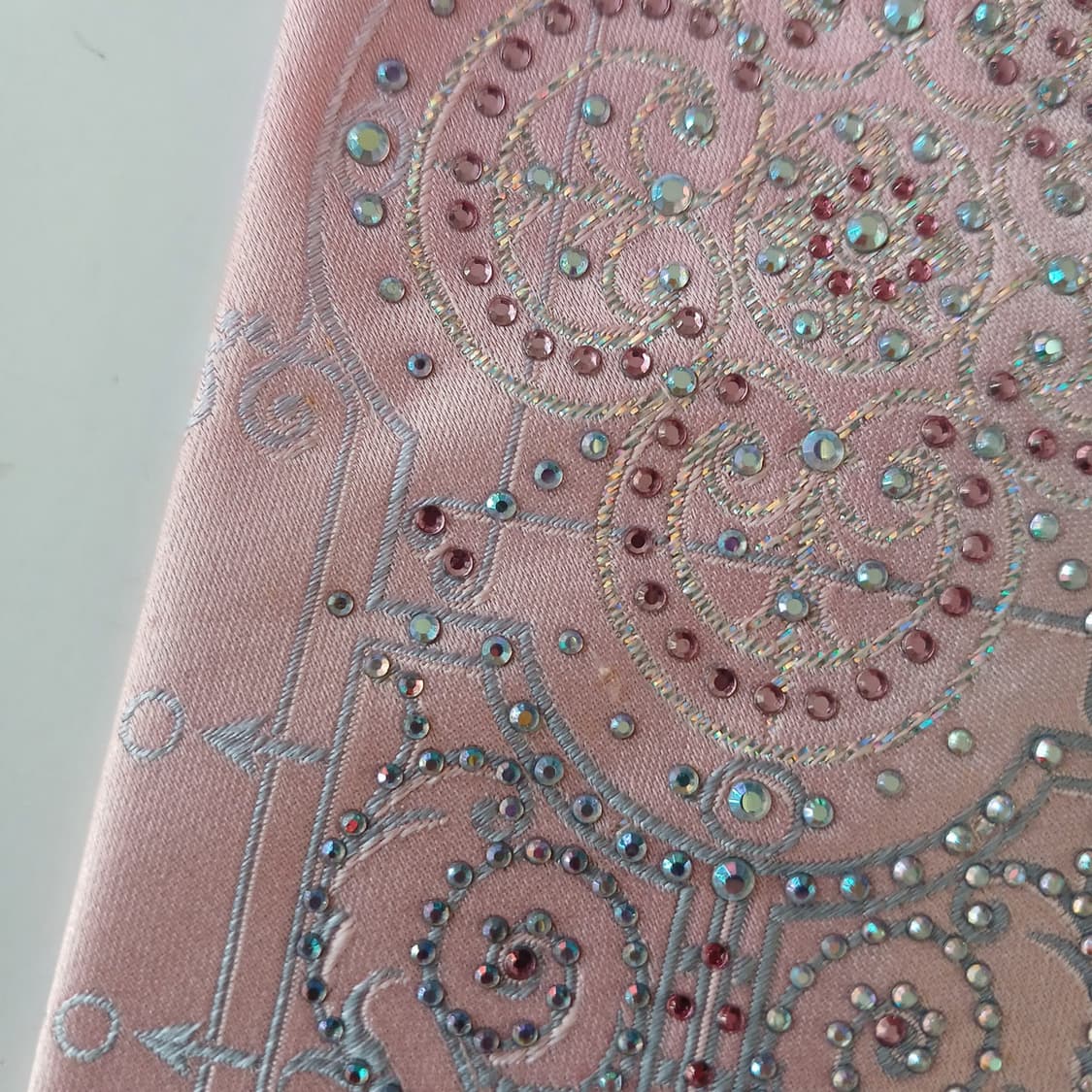 메트로시티 실크 핑크 장식 패턴 넥타이 8.6cm A등급 A19329
 상품이미지7