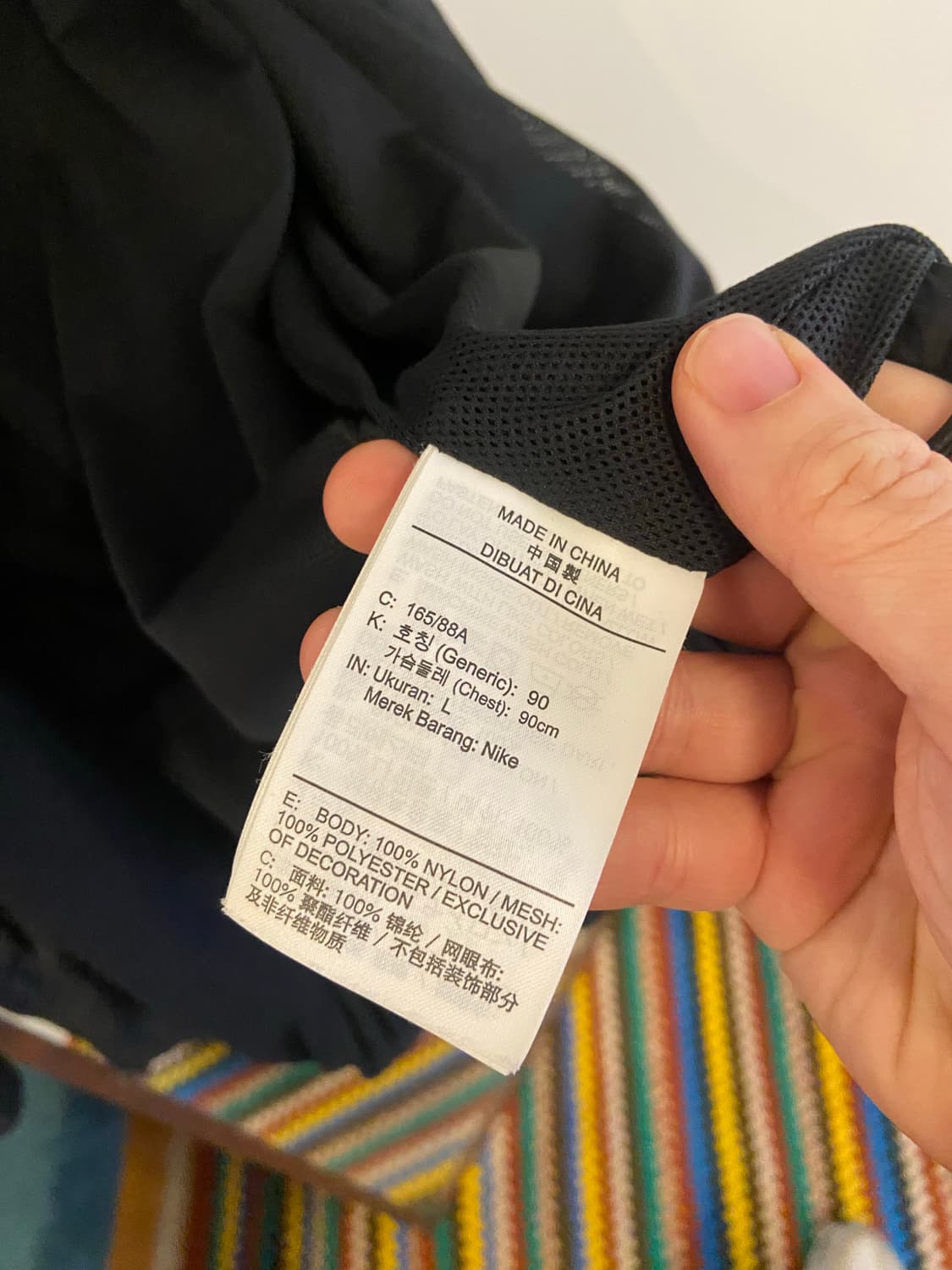 나이키 빅스우시 블랙 여성용 바람막이 상품이미지6