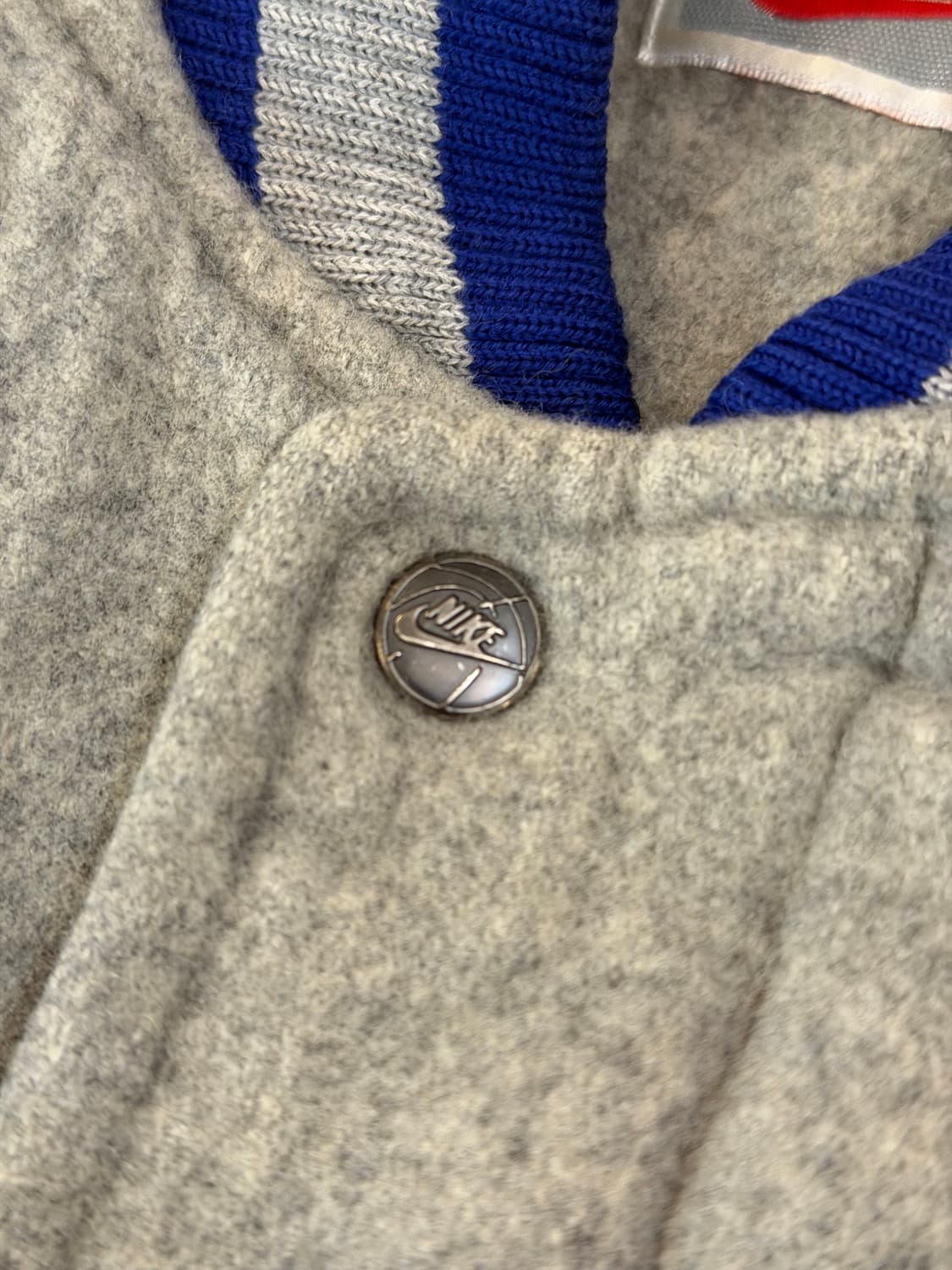 90s 나이키 올드스쿨 울 바시티자켓 배스킷볼 상품이미지4