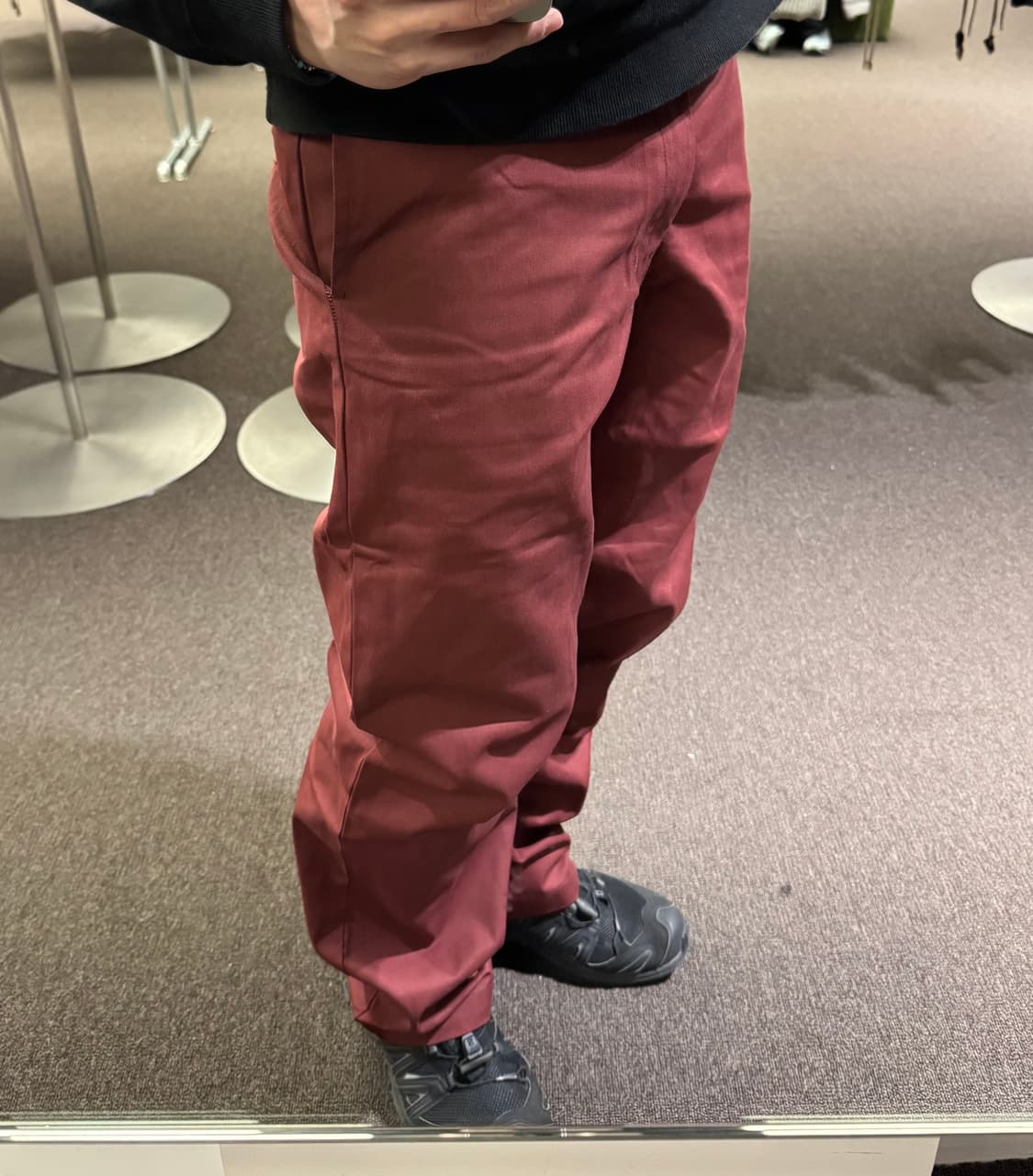 32)디키즈X인디펜던트 버건디 치노팬츠 상품이미지2