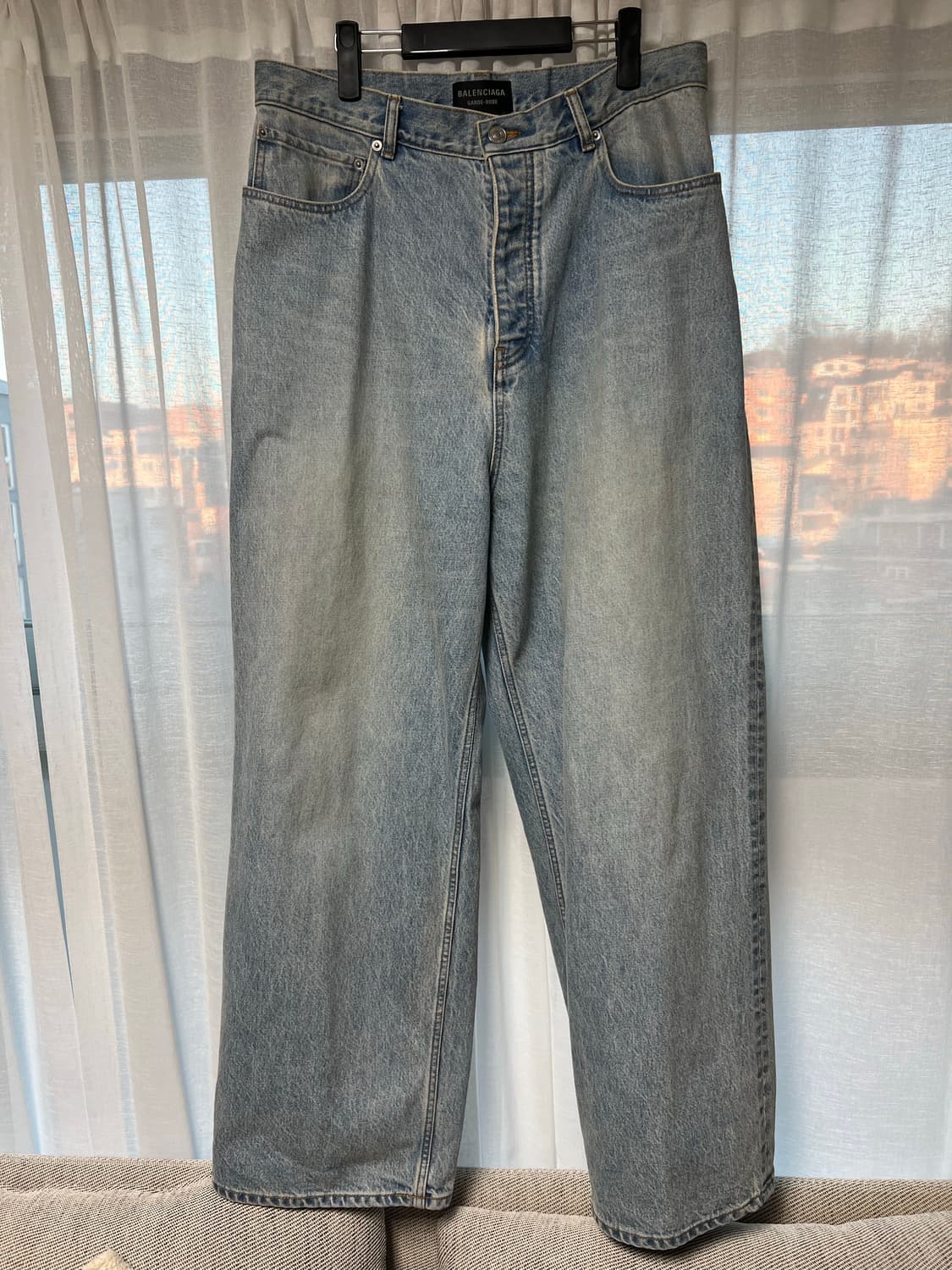 발렌시아가 가드로브 배기 데님팬츠 M 상품이미지2