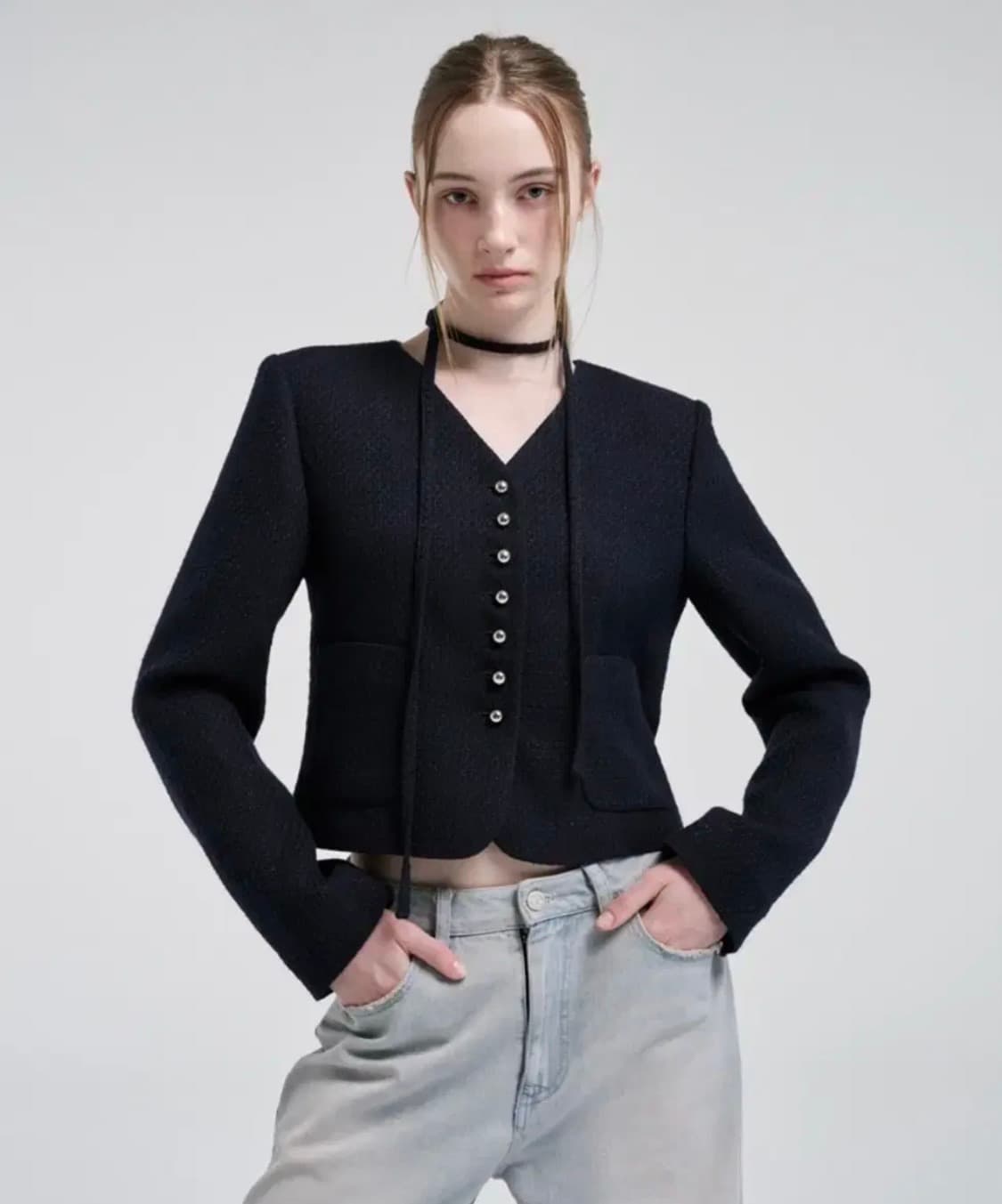 에트몽 트위드 자켓 상품이미지4