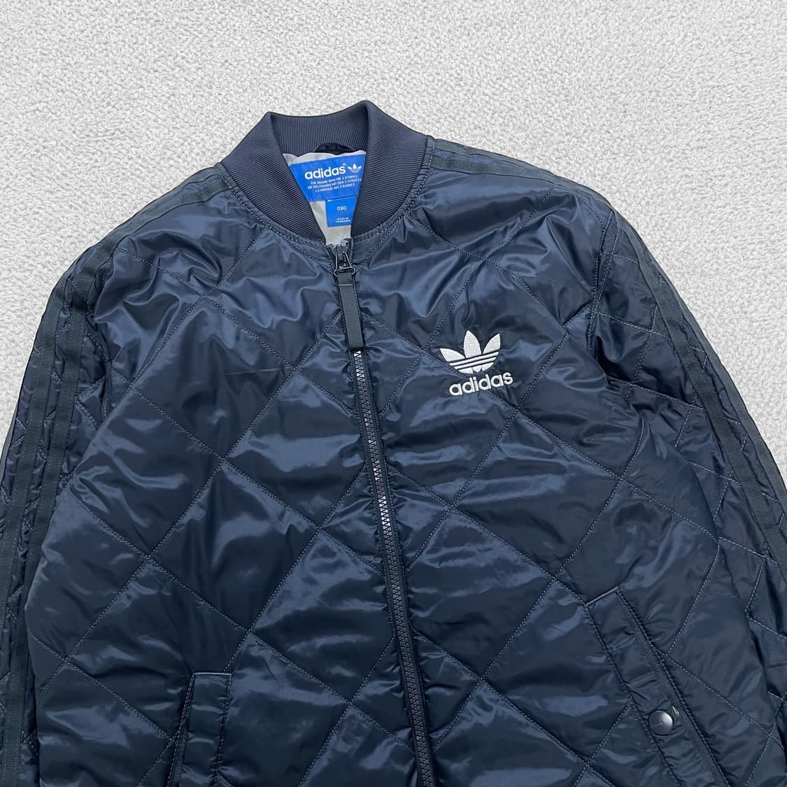 아디다스 슈퍼스타 퀄티드 자켓 블루 상품이미지3