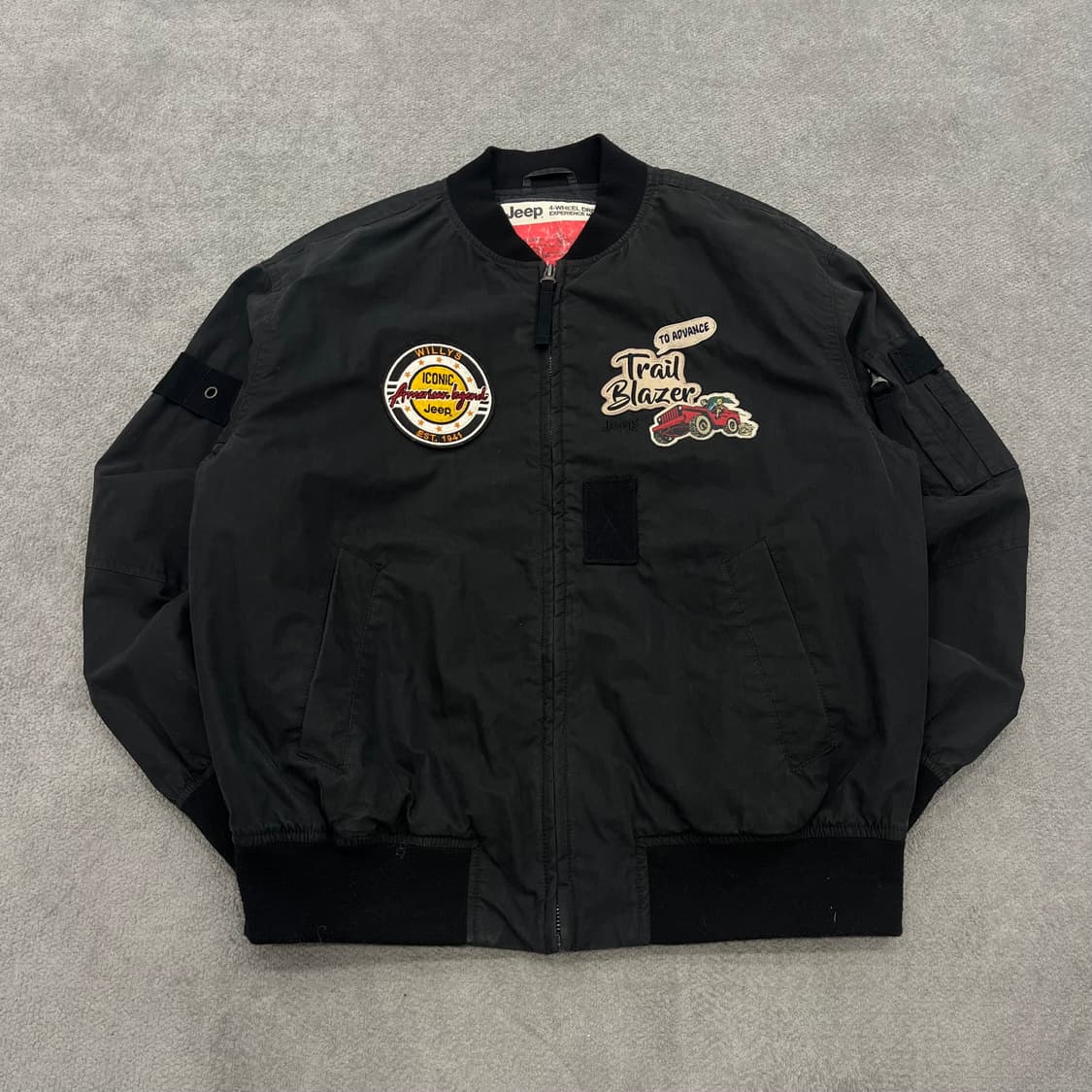 S Jeep 패치 항공점퍼 상품이미지1