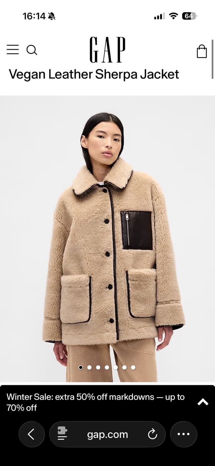 [Gap × Sandy Liang 리버서블 자켓 / 새상품 미착용 상품이미지7