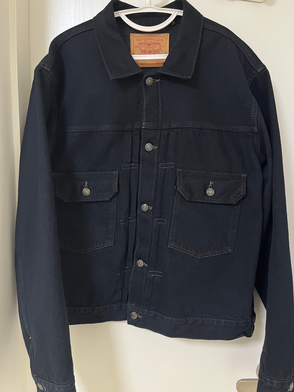 리바이스빈티지클로딩 LVC1953 TYPE2 507XX 블랙리자드 L42 상품이미지1