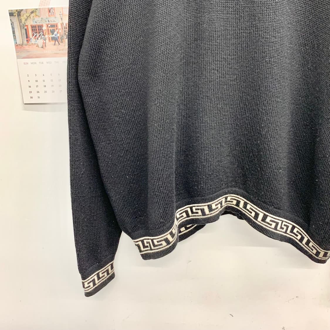 90's 베르사체 진스 꾸띄르 메두사 니트  상품이미지10