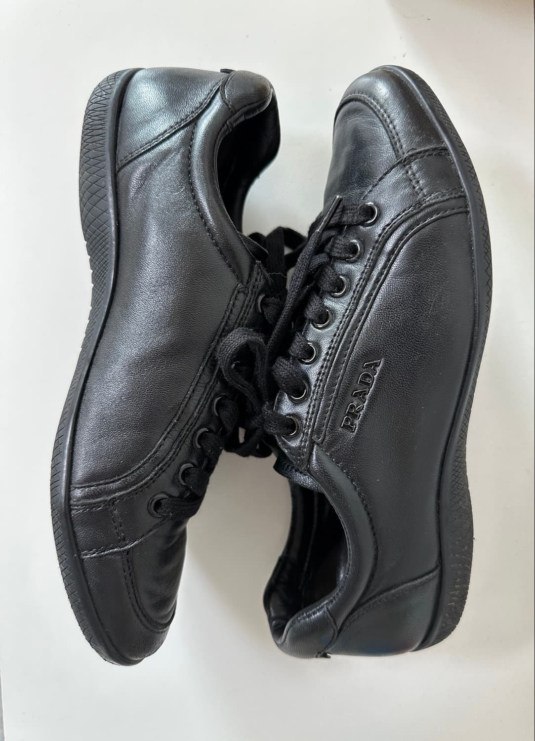 Prada Sport Leather Sneakers 상품이미지1