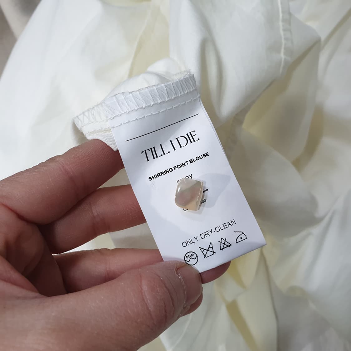 TILLI DIE 틸아이다이 브이넥 블라우스 셔츠 F 상품이미지4