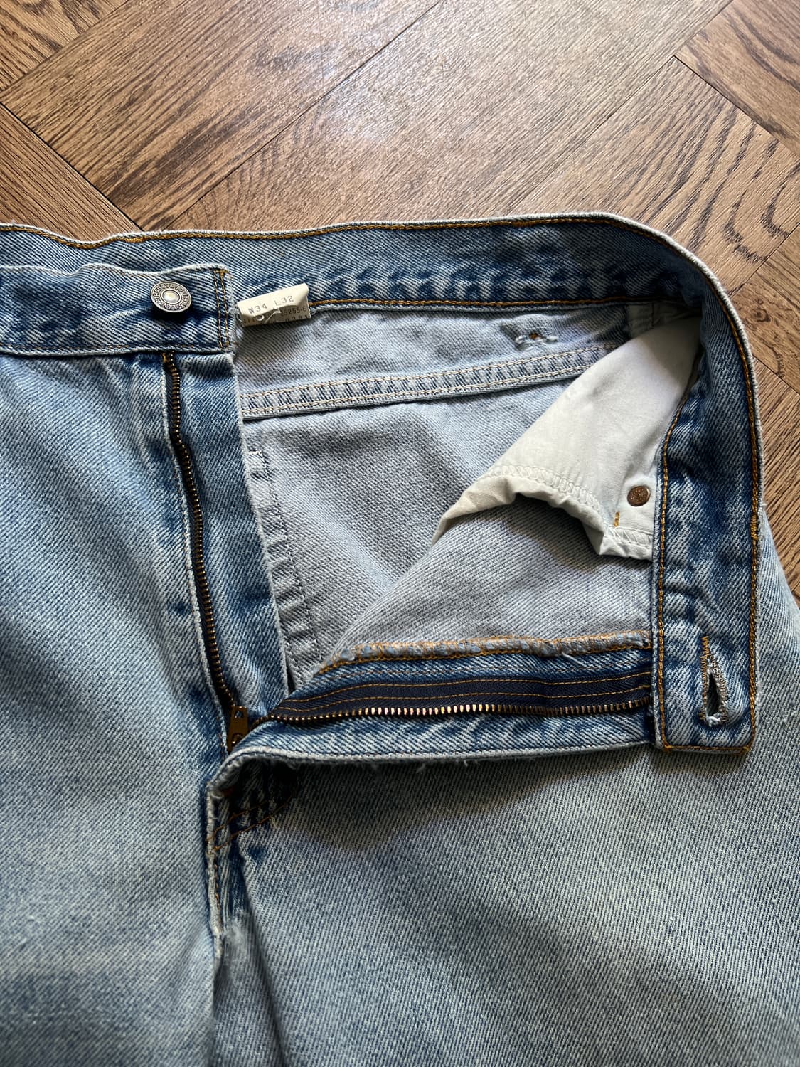 [34]00's 리바이스 시그니처 USA 540 배기 릴렉스핏 데님 팬츠 상품이미지3