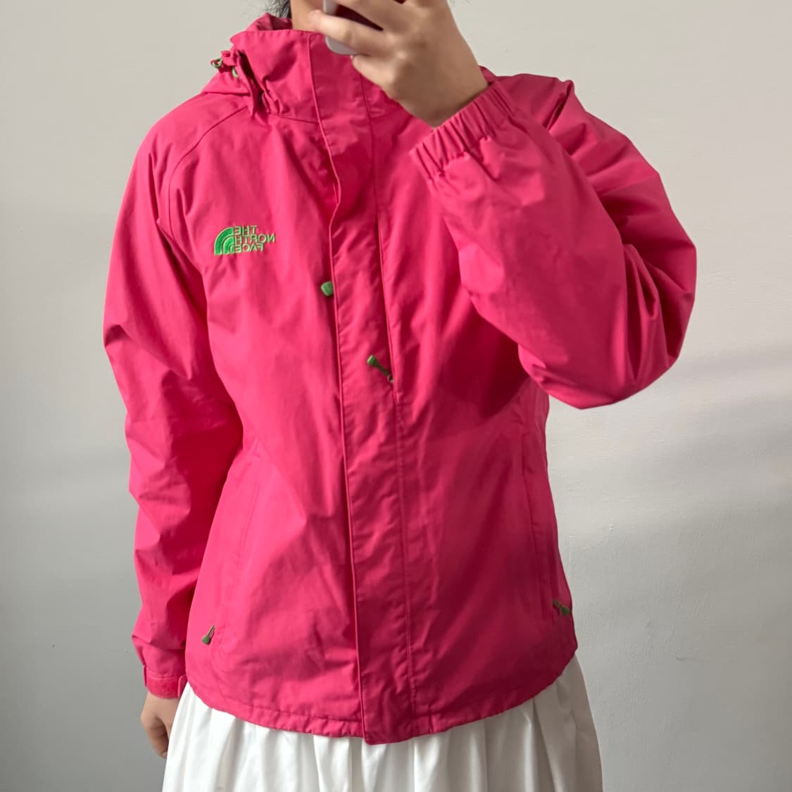 [XL] 노스페이스 우먼 핑크 하이벤트 바람막이 상품이미지2