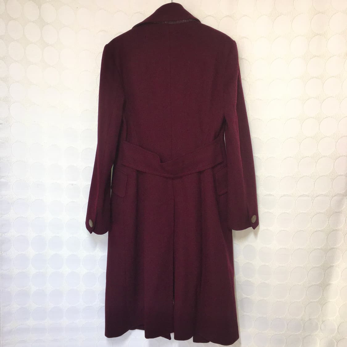 vivienne westwood 와인색 울 코트 상품이미지4