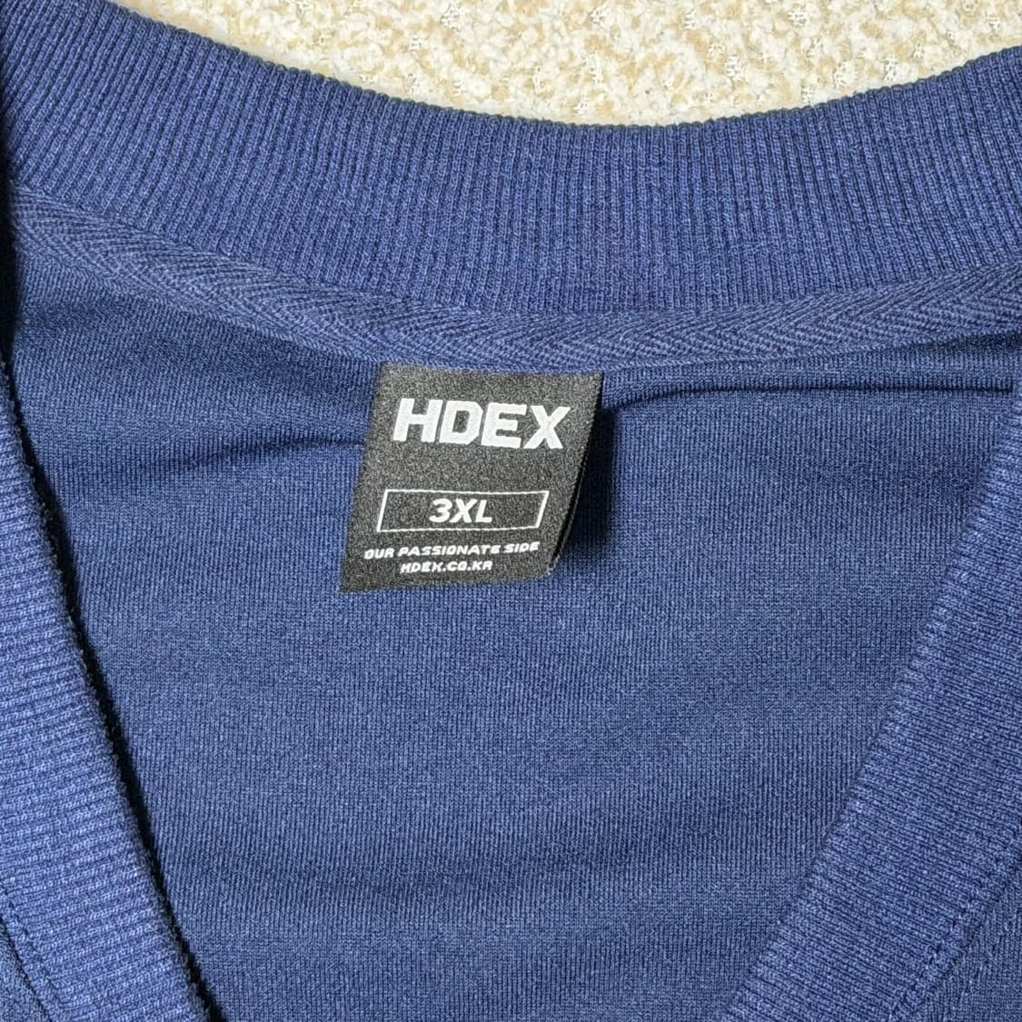 HDEX 3XL 자이언트핏 럭비 져지 네이비 상품이미지6