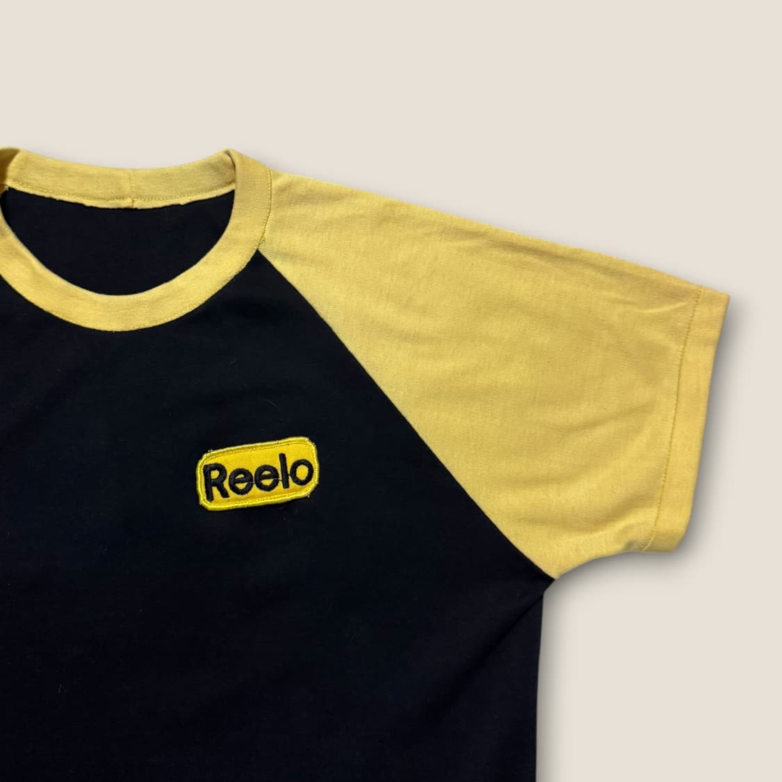 80s USA 빈티지 Reelo 레글런 티셔츠 (S~M) 상품이미지1