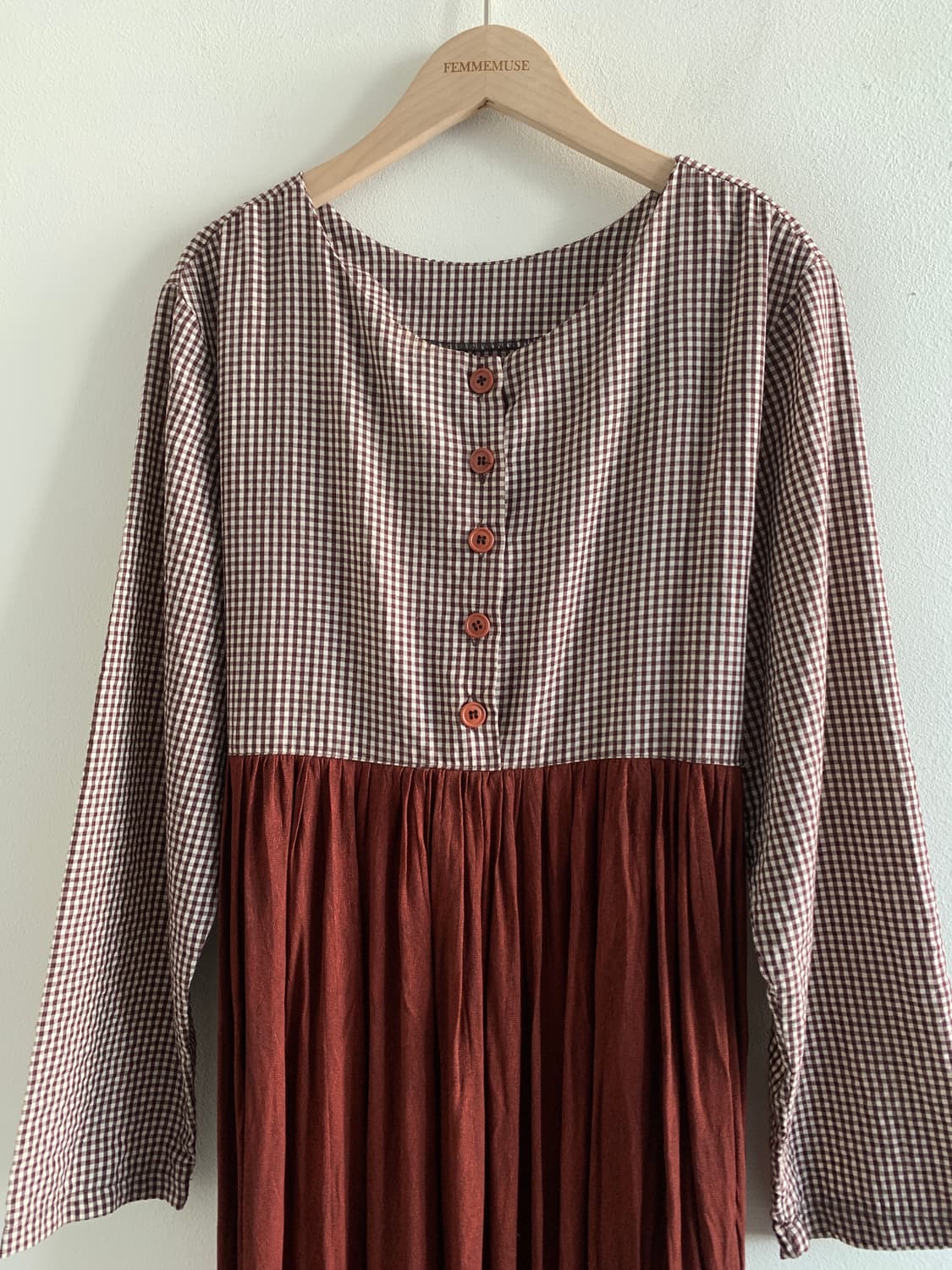 Mori check vintage dress 상품이미지2
