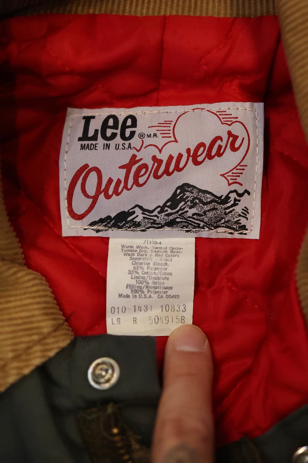 60s 70s Lee 빈티지 리 커버올 워크웨어 made in usa 상품이미지3