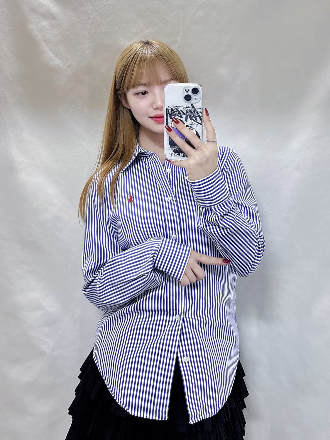 폴로 랄프로렌 포니 스트라이프 셔츠  상품이미지2