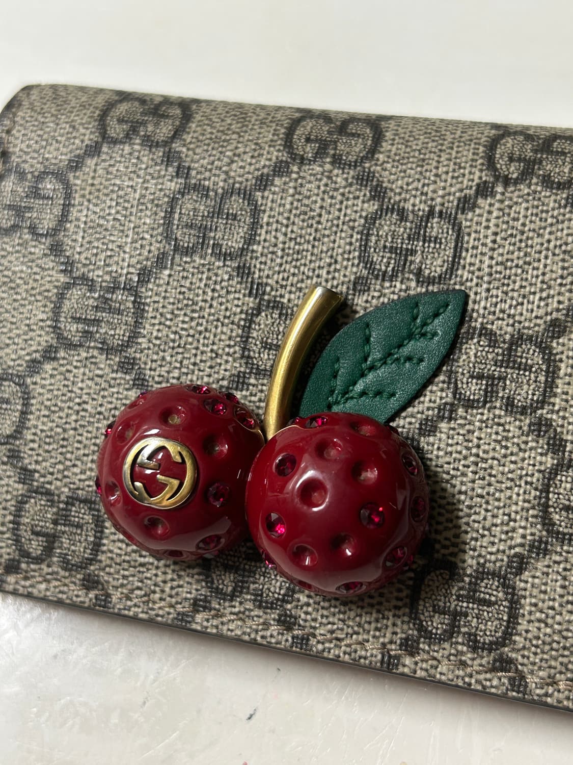 구찌 GG 체리 카드지갑 (풀박스) 상품이미지5