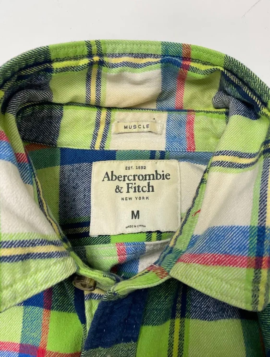 아베크롬비 체크 셔츠 M 상품이미지5