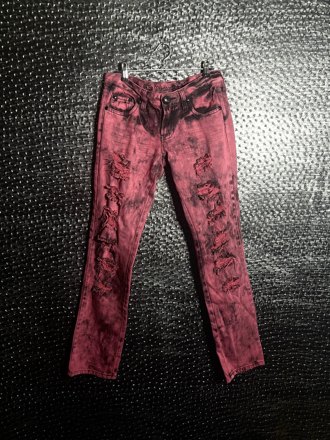 The vintage standard 워싱 데미지진 상품이미지1