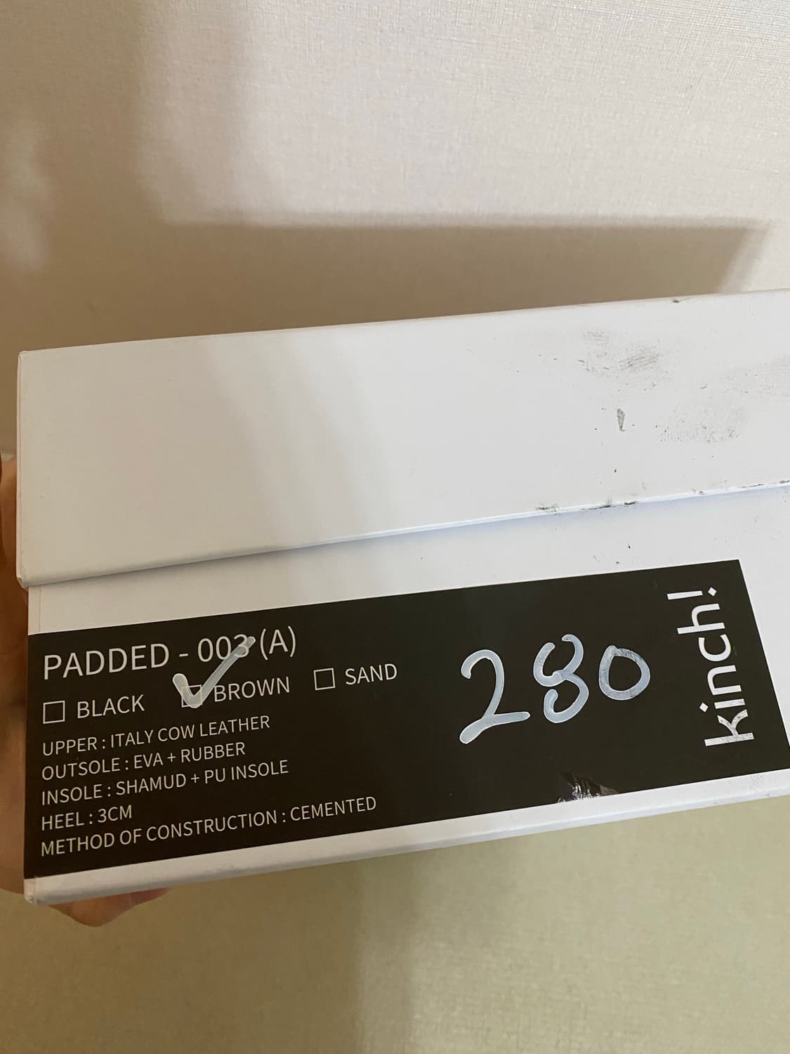 킨치 패디드 003 뮬 280사이즈 상품이미지6