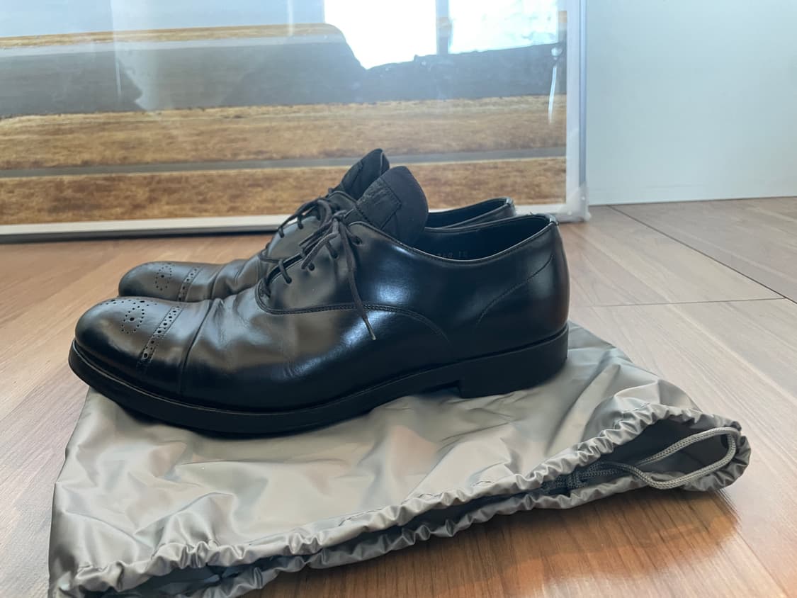 [44] 프라다 윙팁 더비 슈즈 구두prada  상품이미지3