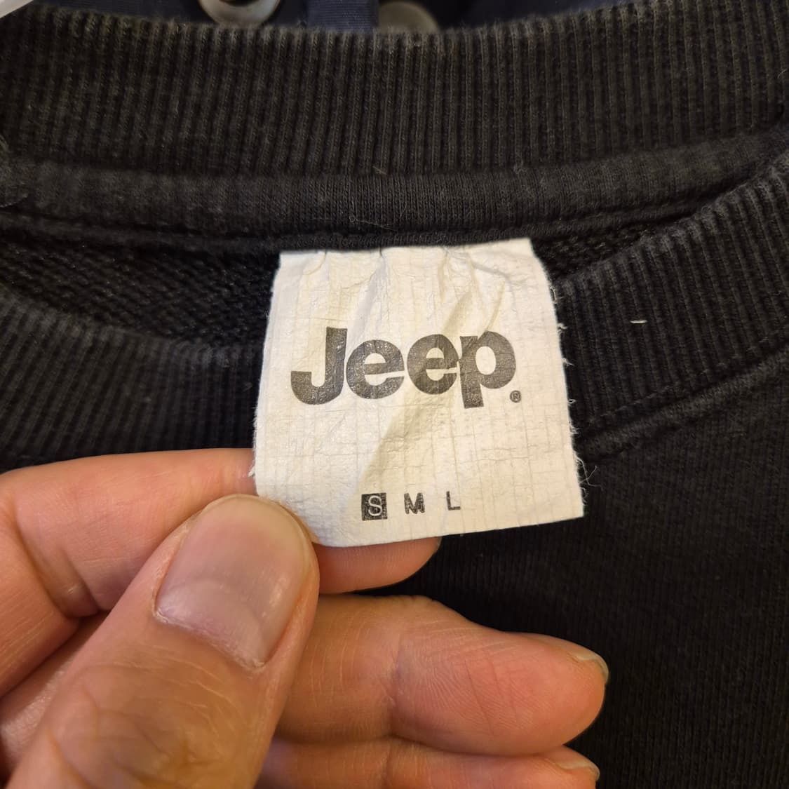 (S)JEEP 블랙 맨투맨  상품이미지3