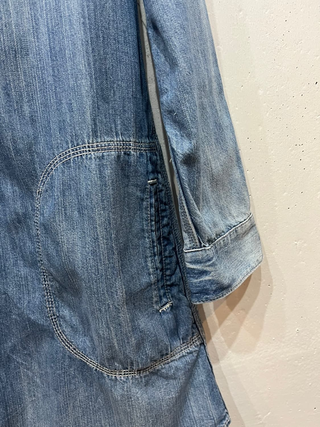 Lee 재팬 데님 원피스 셔츠 상품이미지2