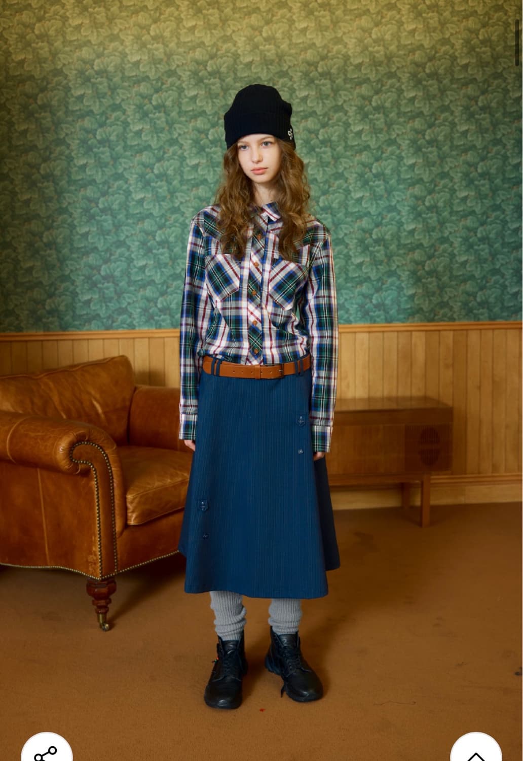 헤레틱 웨스턴 체크셔츠 상품이미지1