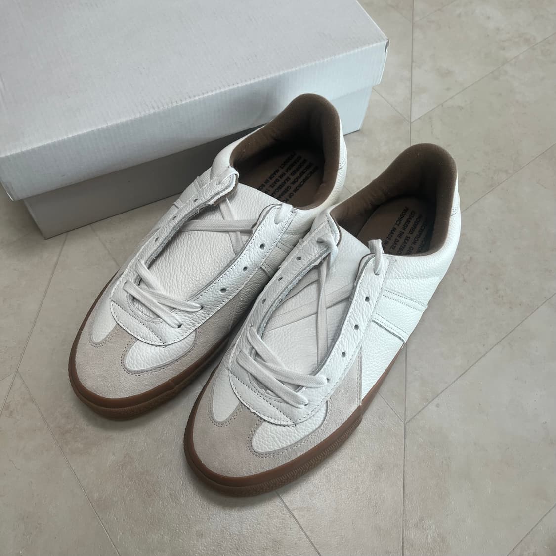 [새상품]리프로덕션오브파운드 독일군 트레이너 4700PL 화이트 상품이미지2