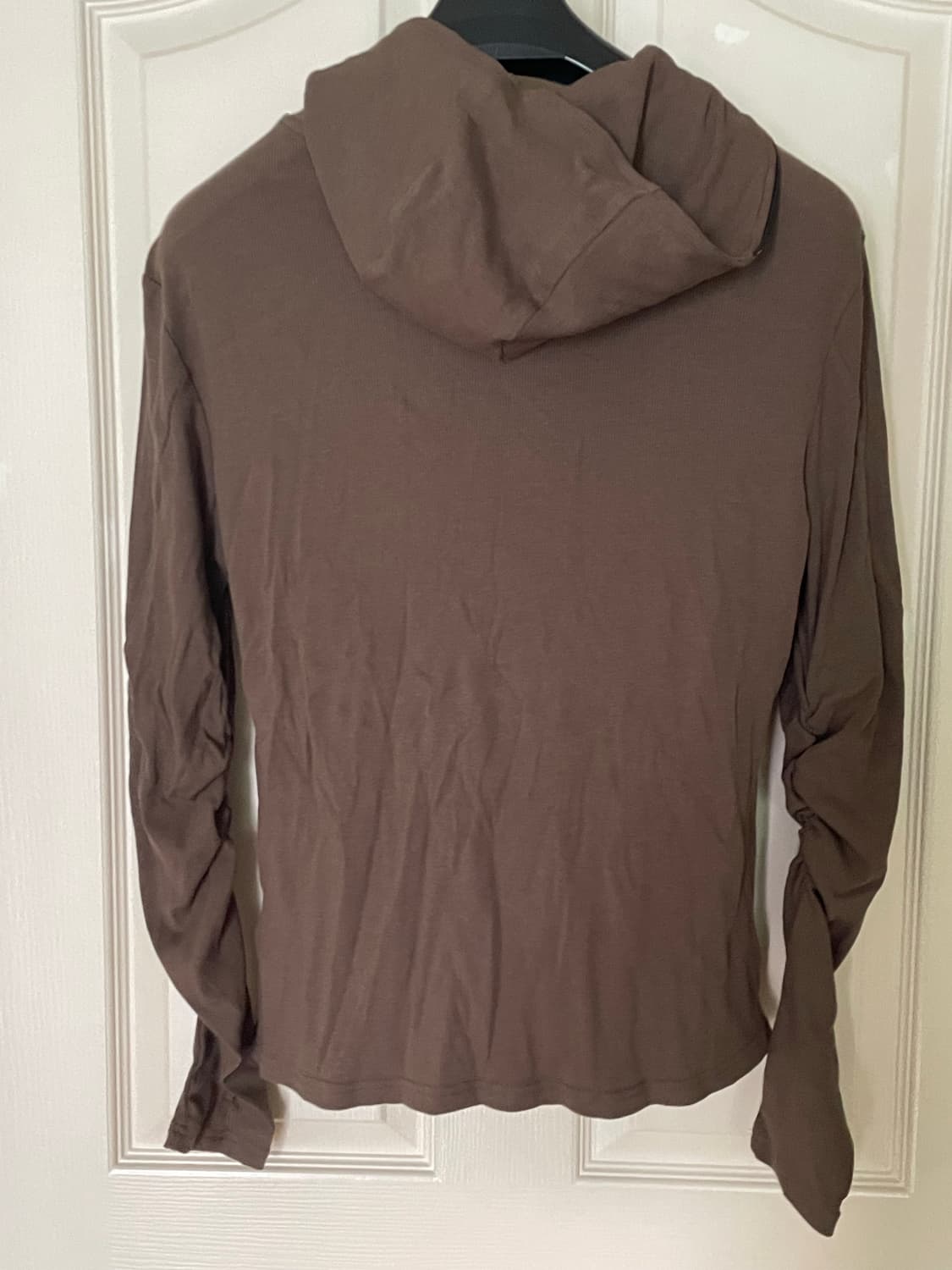 Bevan up - 3D cut pleated hooded shirt 상품이미지6