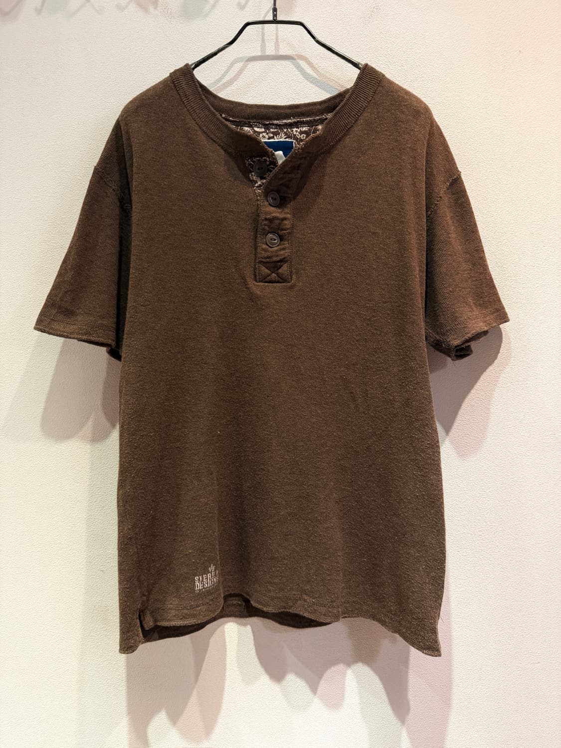 Sierra Designs Brown Henley Shirt 상품이미지1