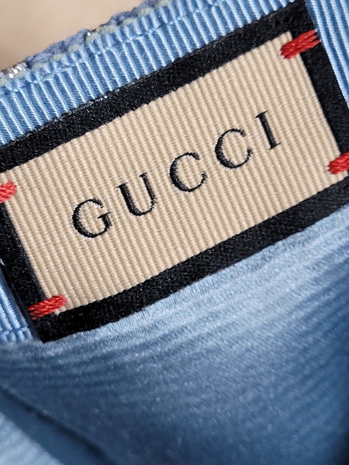 구찌 블루 글리터 GG 모노그램 볼캡모자 M 상품이미지7